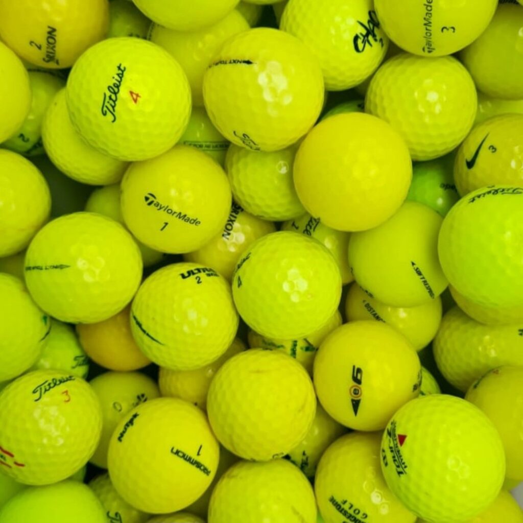 50-x-yellow-ball-a-b-grade-mix-dave-s-cheap-golf-balls